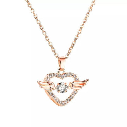 Heart With Wings Necklace